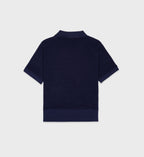 Polo Manches Courtes Sr Tennis Terry - Navy/White - Femme
