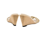 Almeria Nude Wedge Sandal