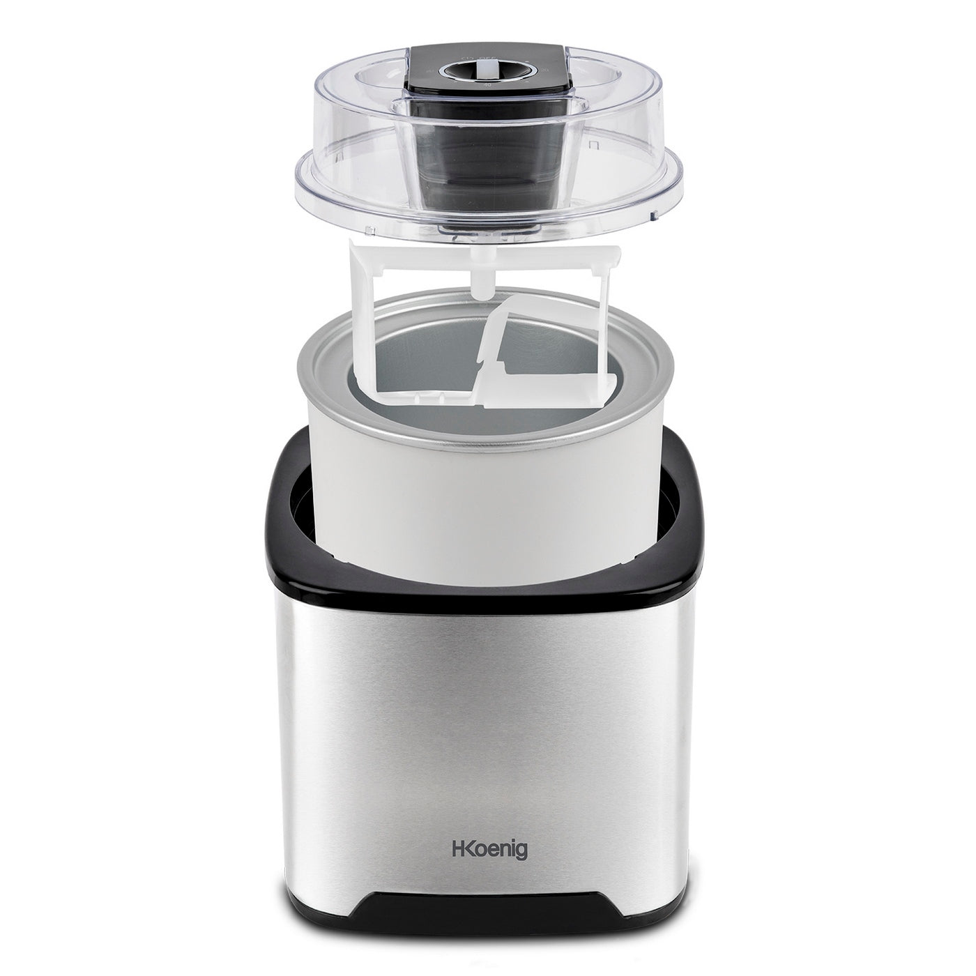 Ice Cream Maker - Stainless Steel/Black