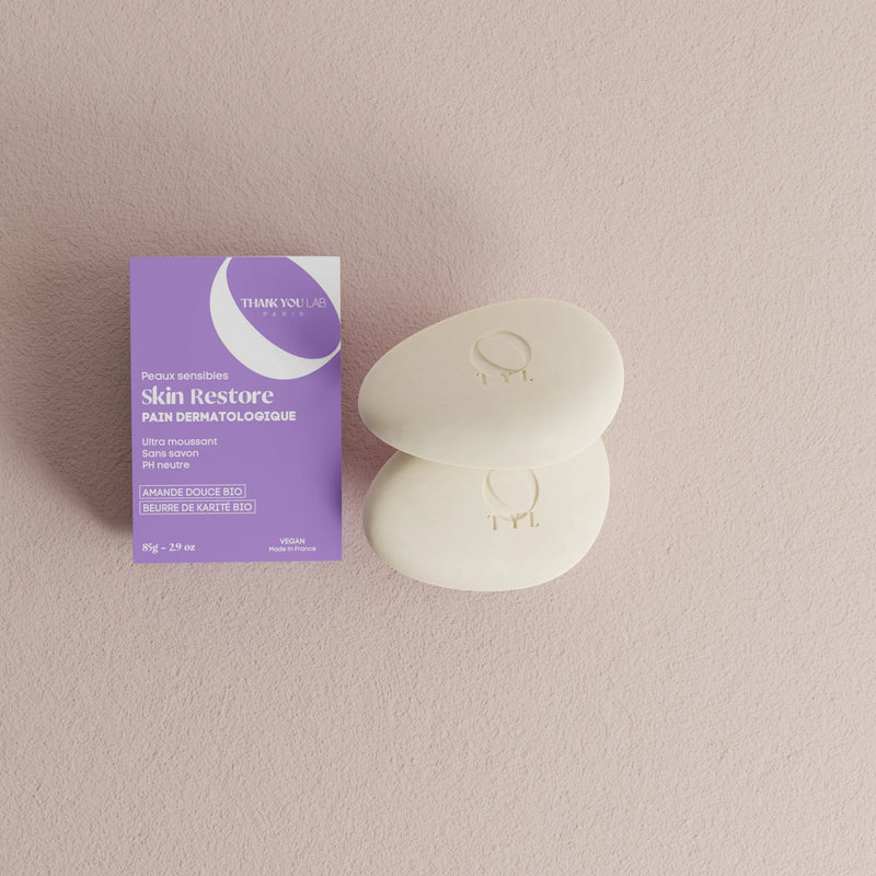 Nettoyant solide pour peau sèche