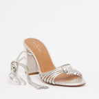 Sandalia Dina Foil - Silver