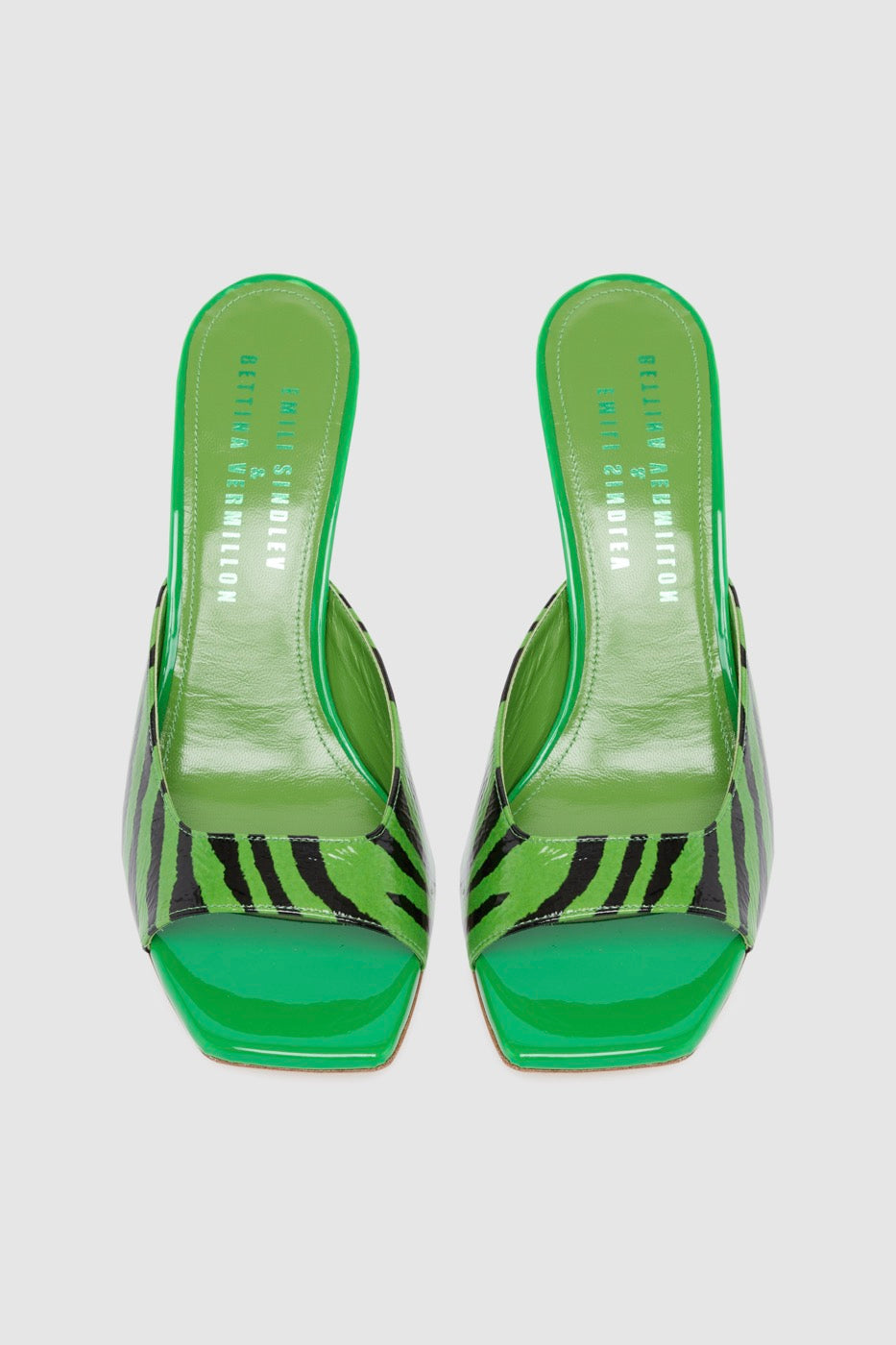 Sandalias Patricia - Verde Cebra - Mujer