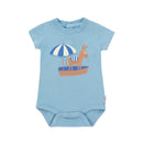 Body 'Un viaje griego' lavado azul - Selección Tinycottons disponible en amaetc.com, concept store ecológico para niños