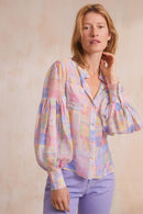 Blouse Fabuleuse Songes D'Alice - Violet Et Rose