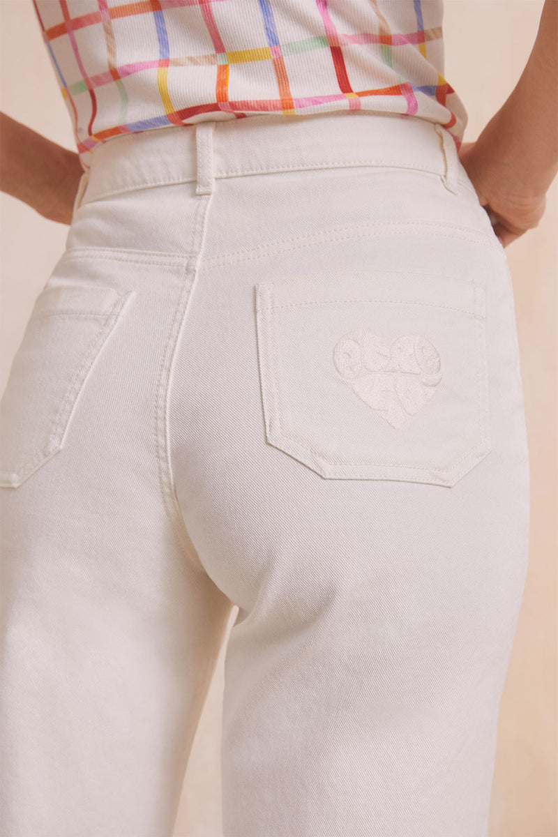 Blanc Idealista Pantalones Inocente - Blanc