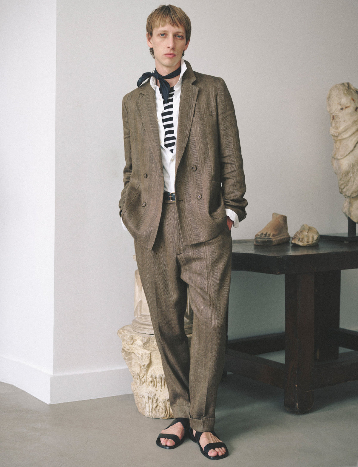 Veste Leon - Caramel/Noir - Homme