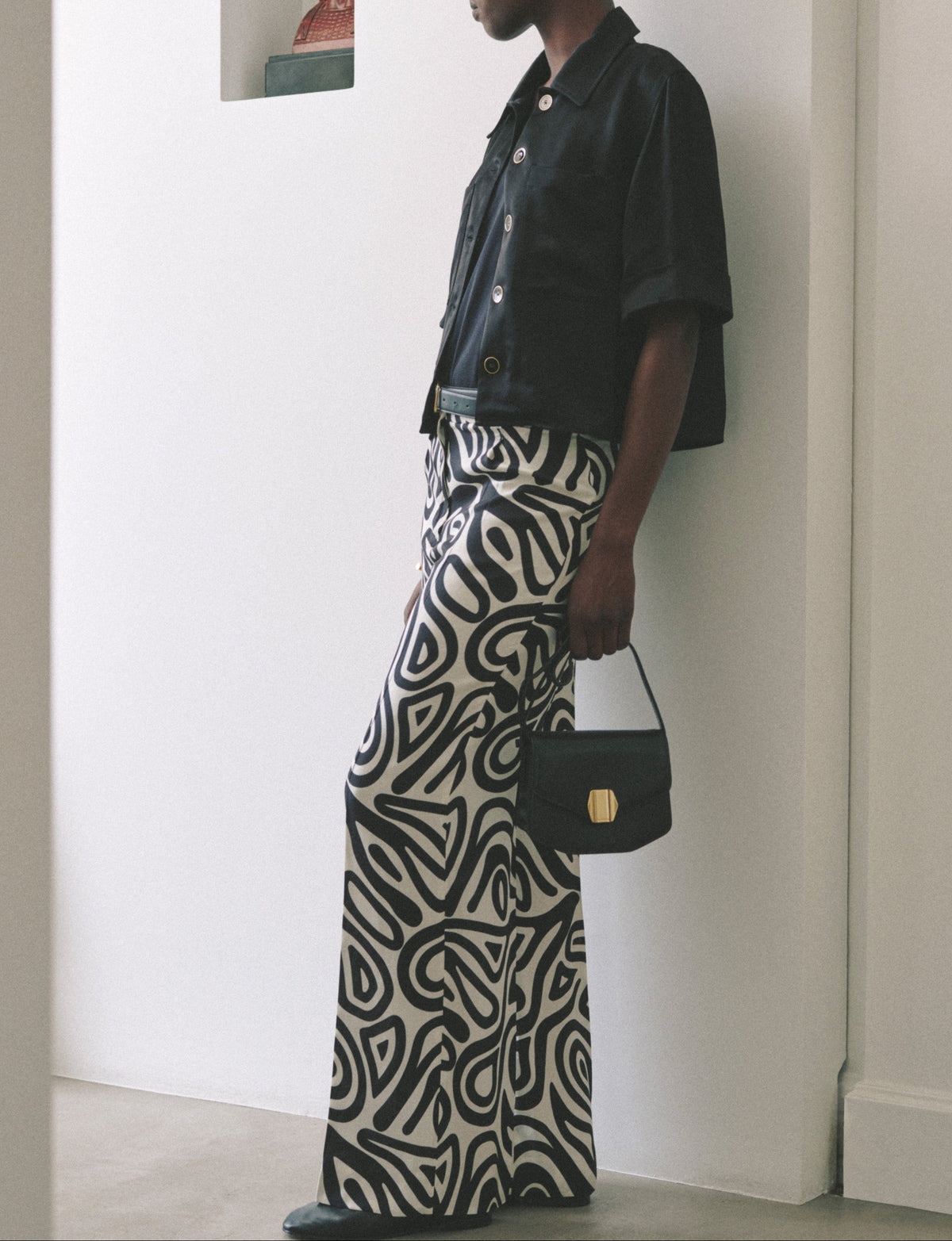 Pantalon Gracella - Noir/Écru - Femme