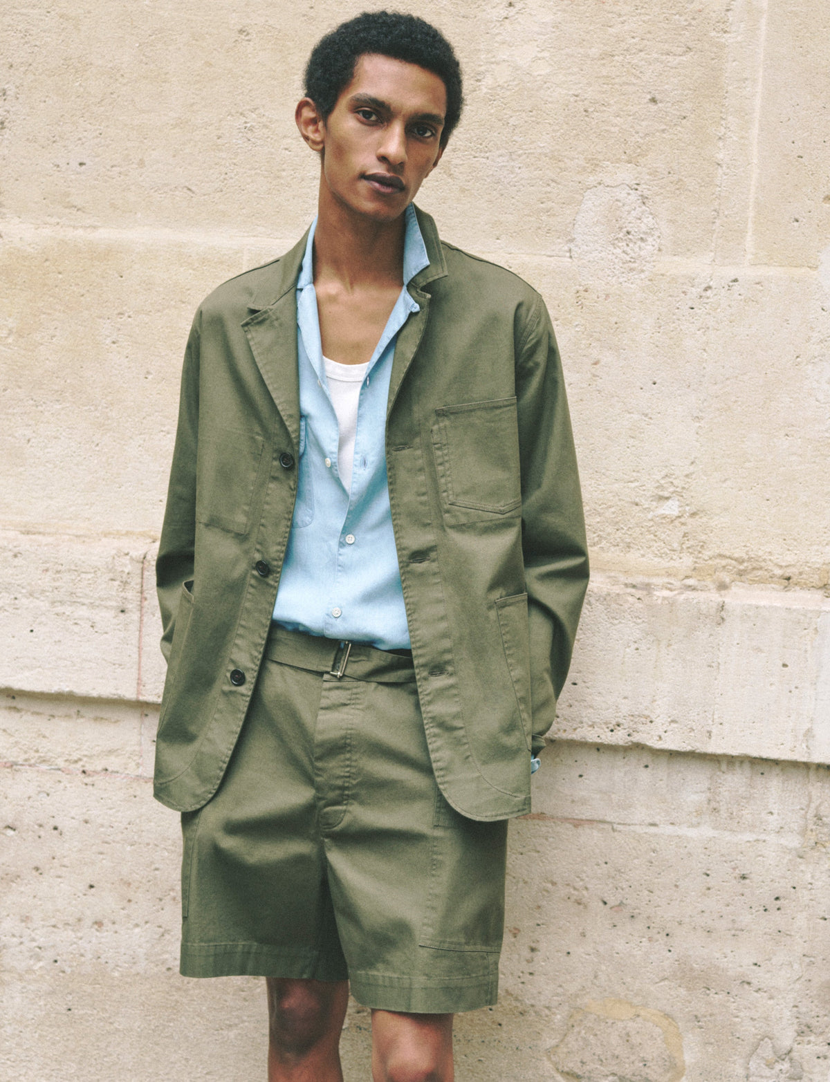 Short Daryl - Olive Nuit - Homme