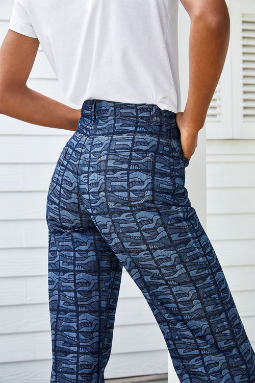 Pantalon Idéaliste Denim Délavé