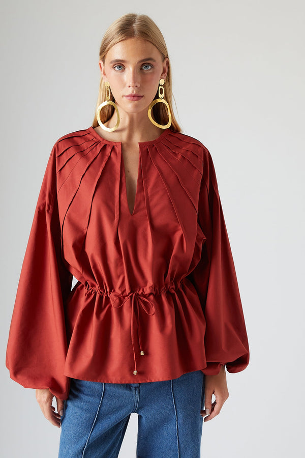 Lea Terracotta Shirt
