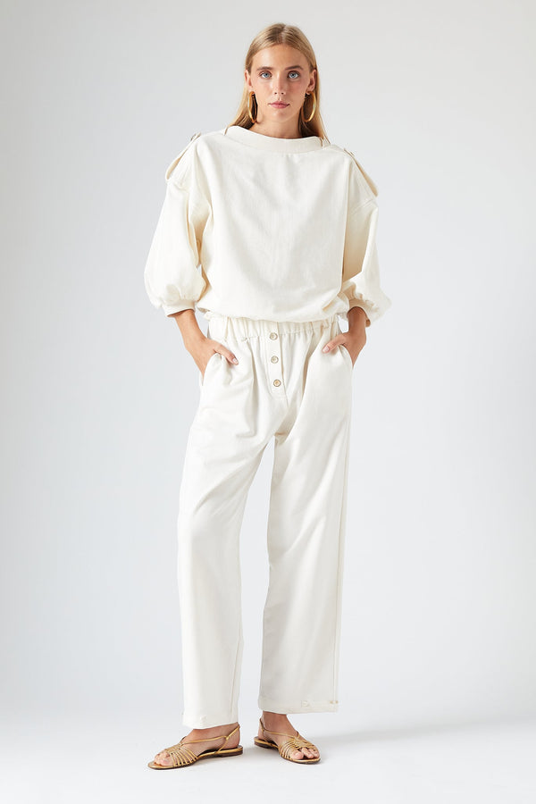 Thais Cream Trousers