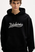Loose Wave Hoodie - Black