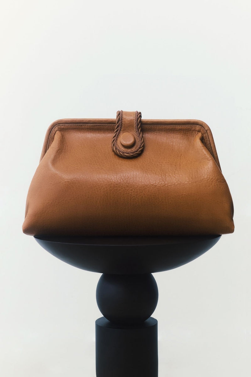 Hedera Cappucino Large Pouch Bag