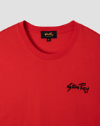 Emb Tee - Fire Red