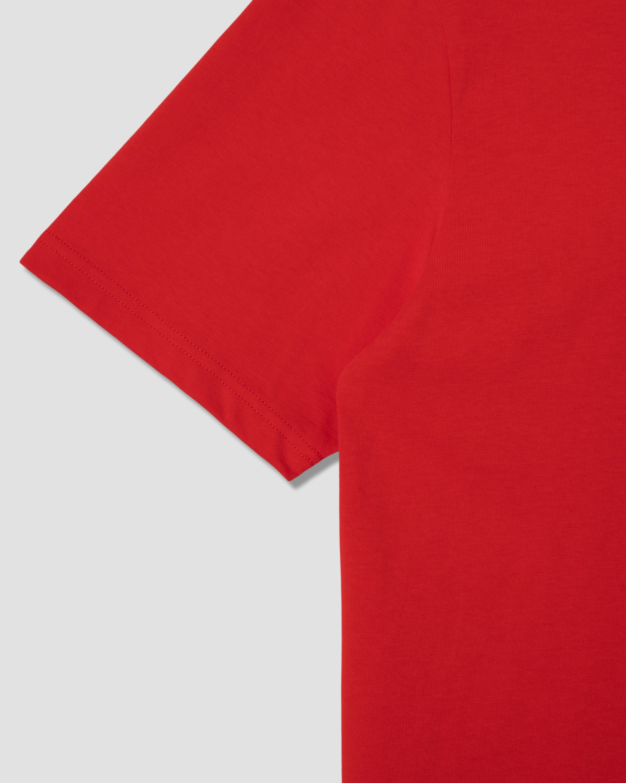 Emb Tee - Fire Red