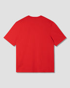 Emb Tee - Fire Red