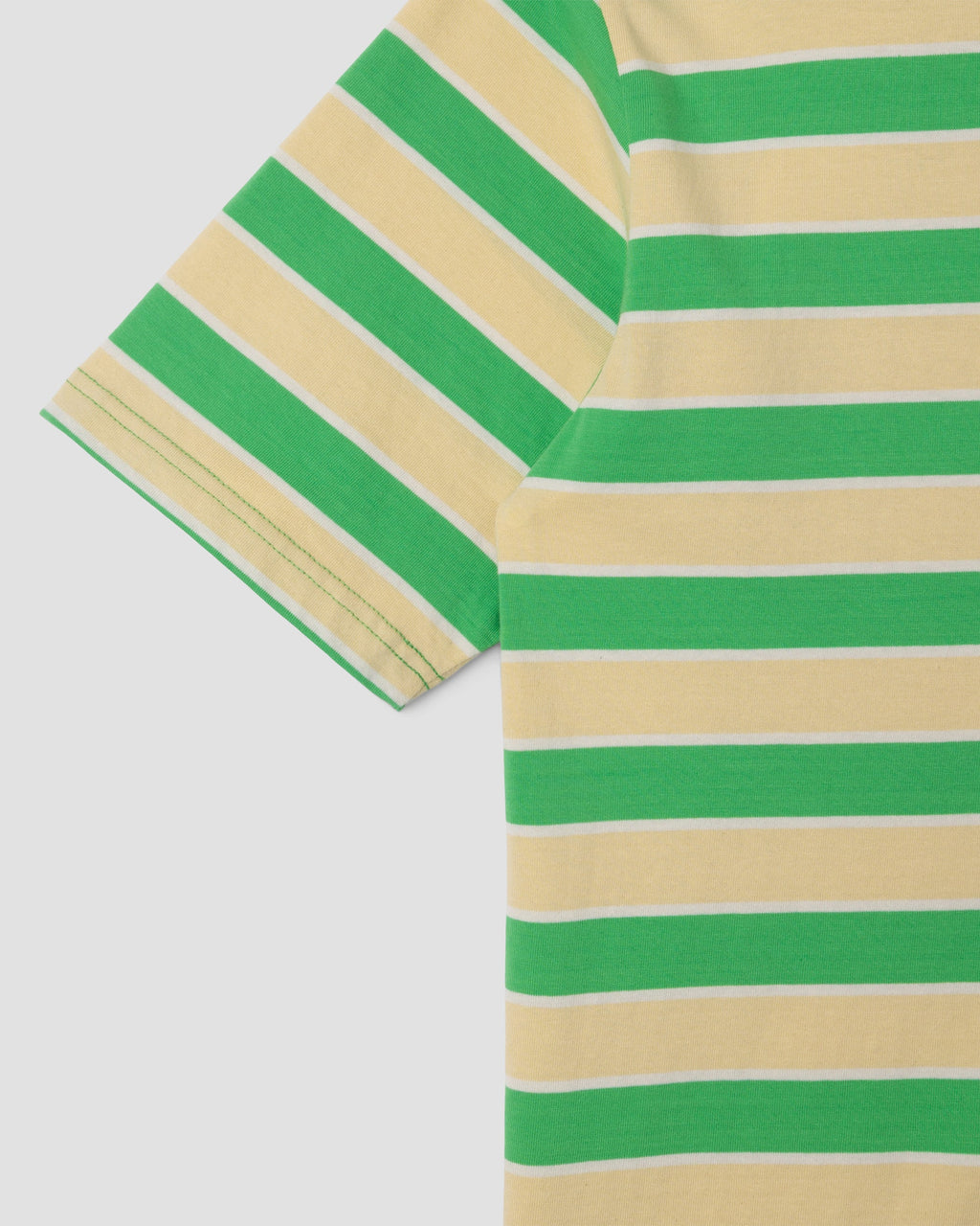 Stripe Tee - Island Green / Sunlight