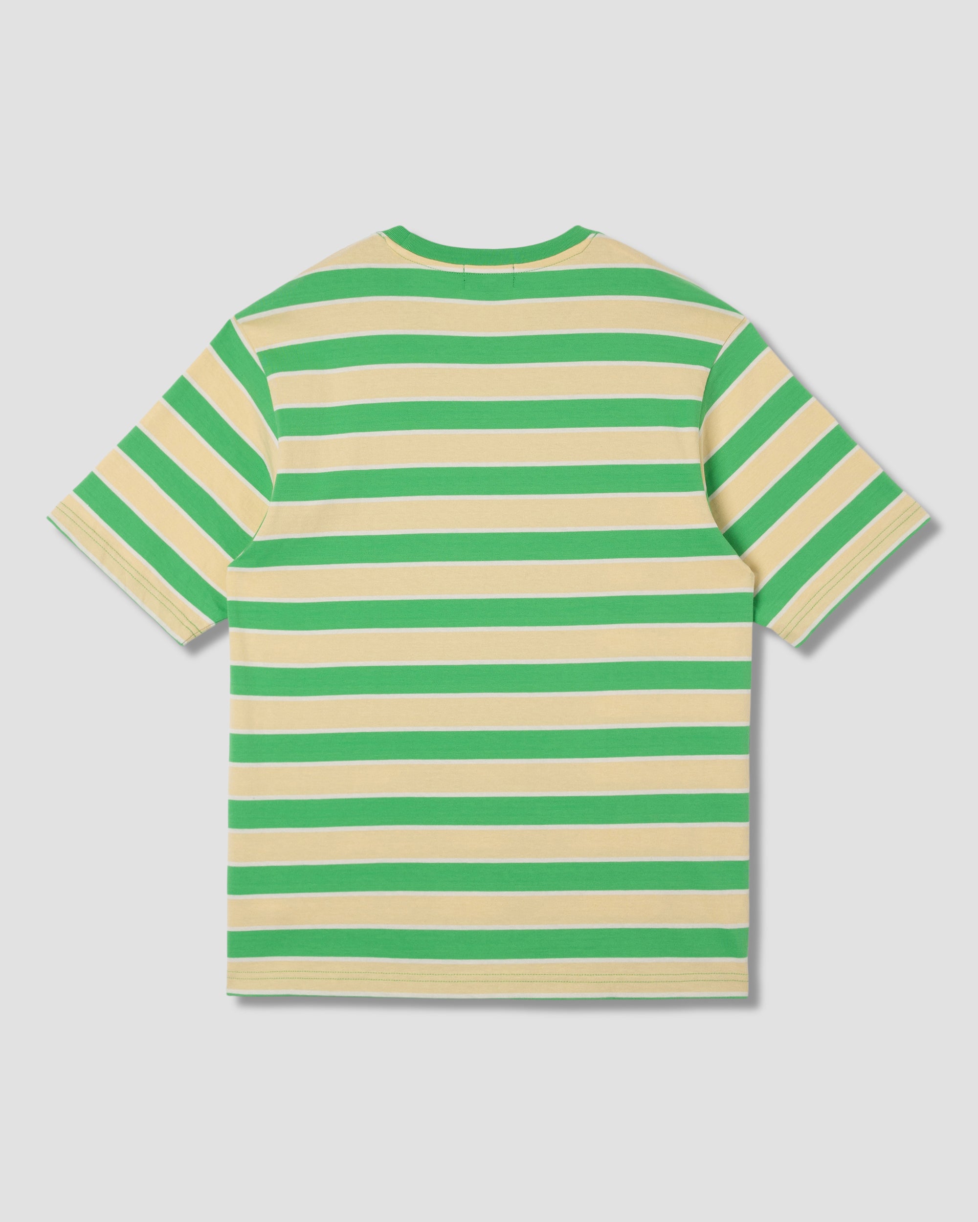 Stripe Tee - Island Green / Sunlight