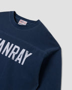 3/4 Football Tee - Navy W/Print