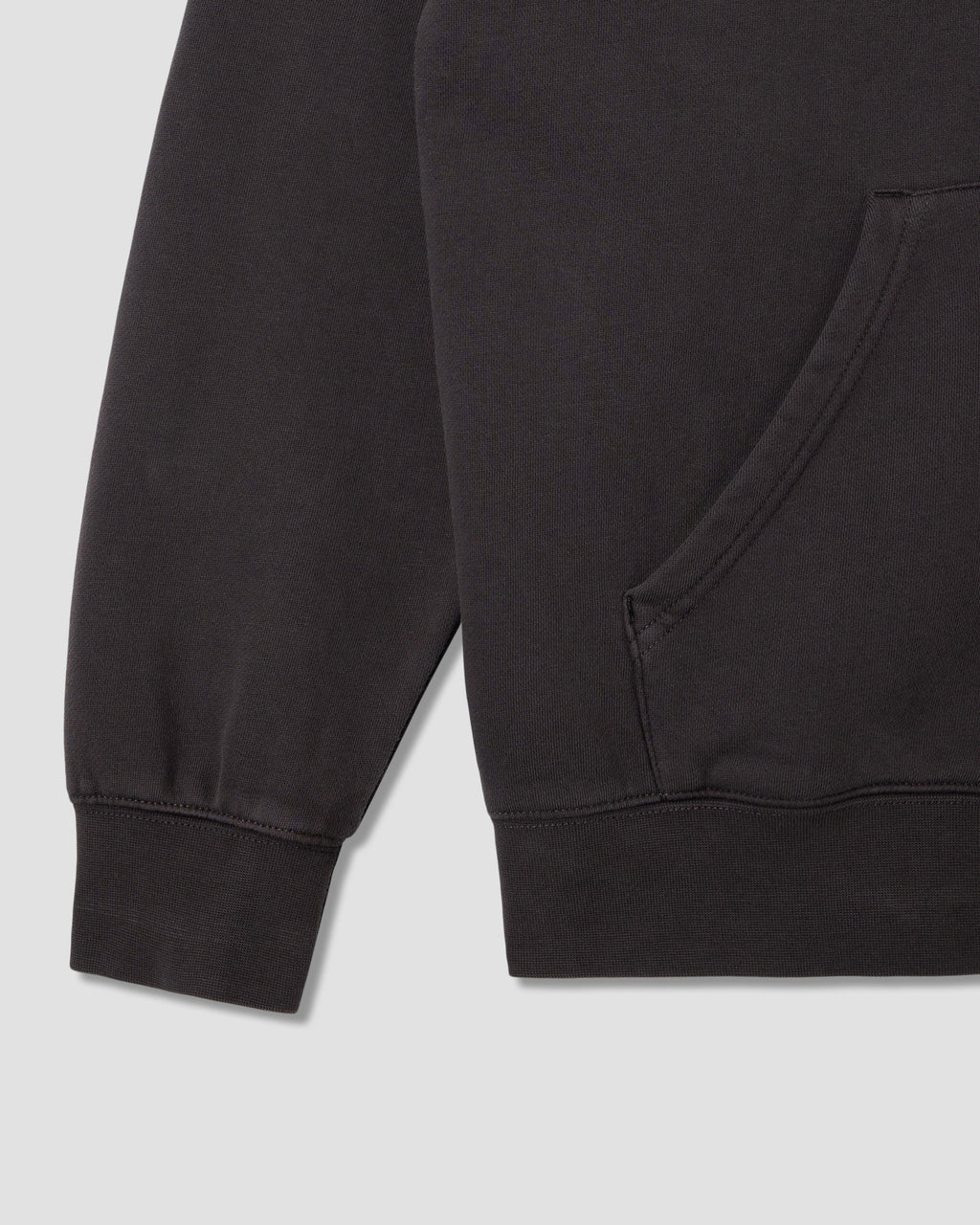 Patch Zip Hood - Raven Black