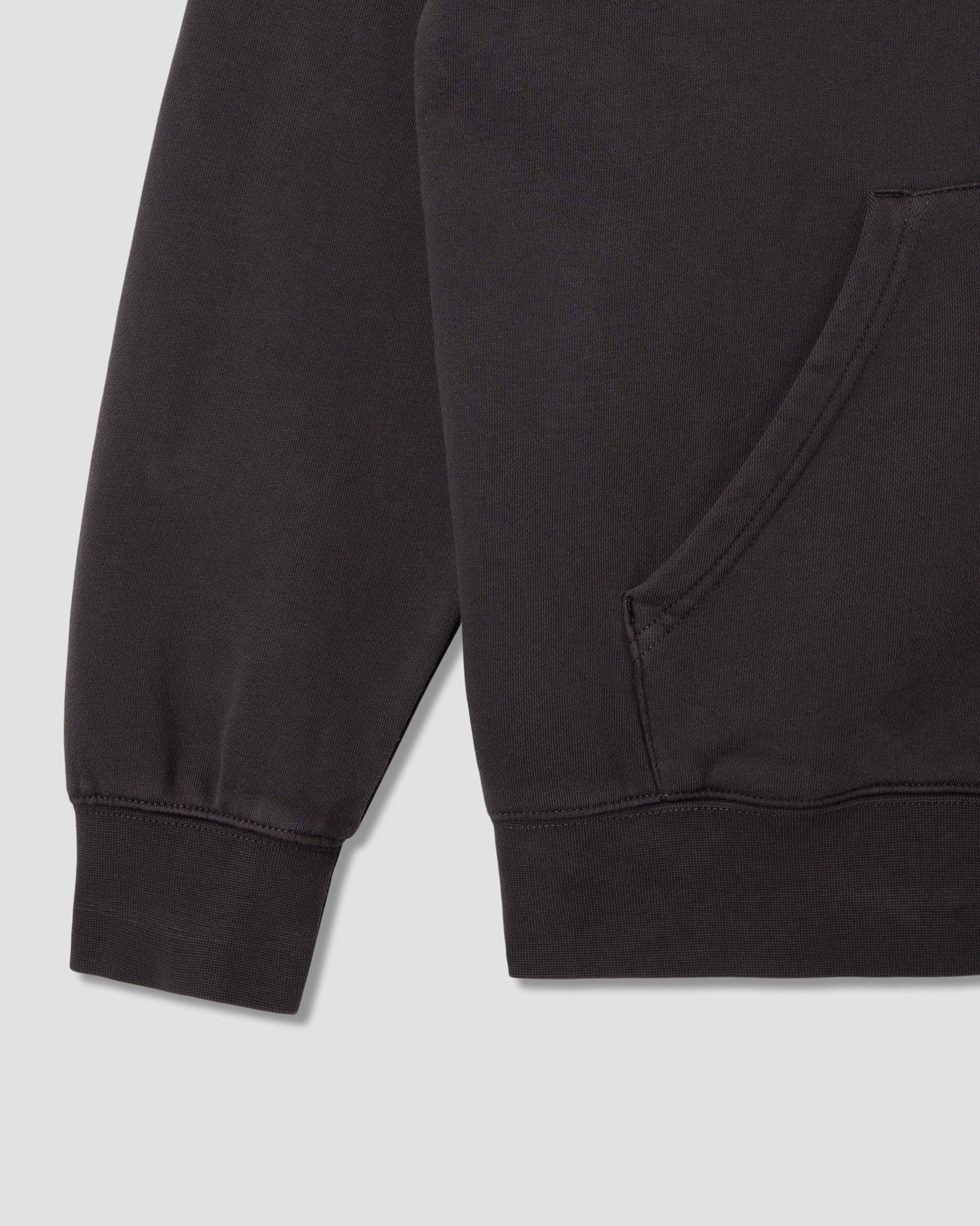 Patch Zip Hood - Raven Black