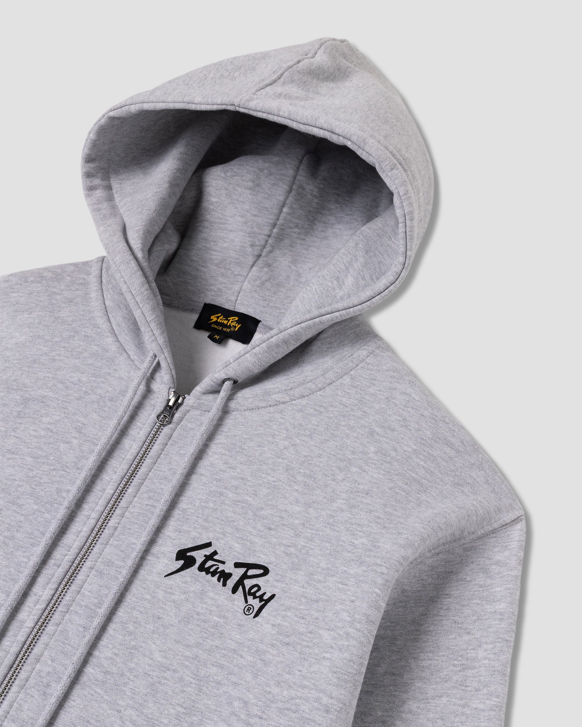 Stan OG Zip Hood - Grey Heather