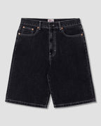 Wide 5 Short - Washed Black Denim