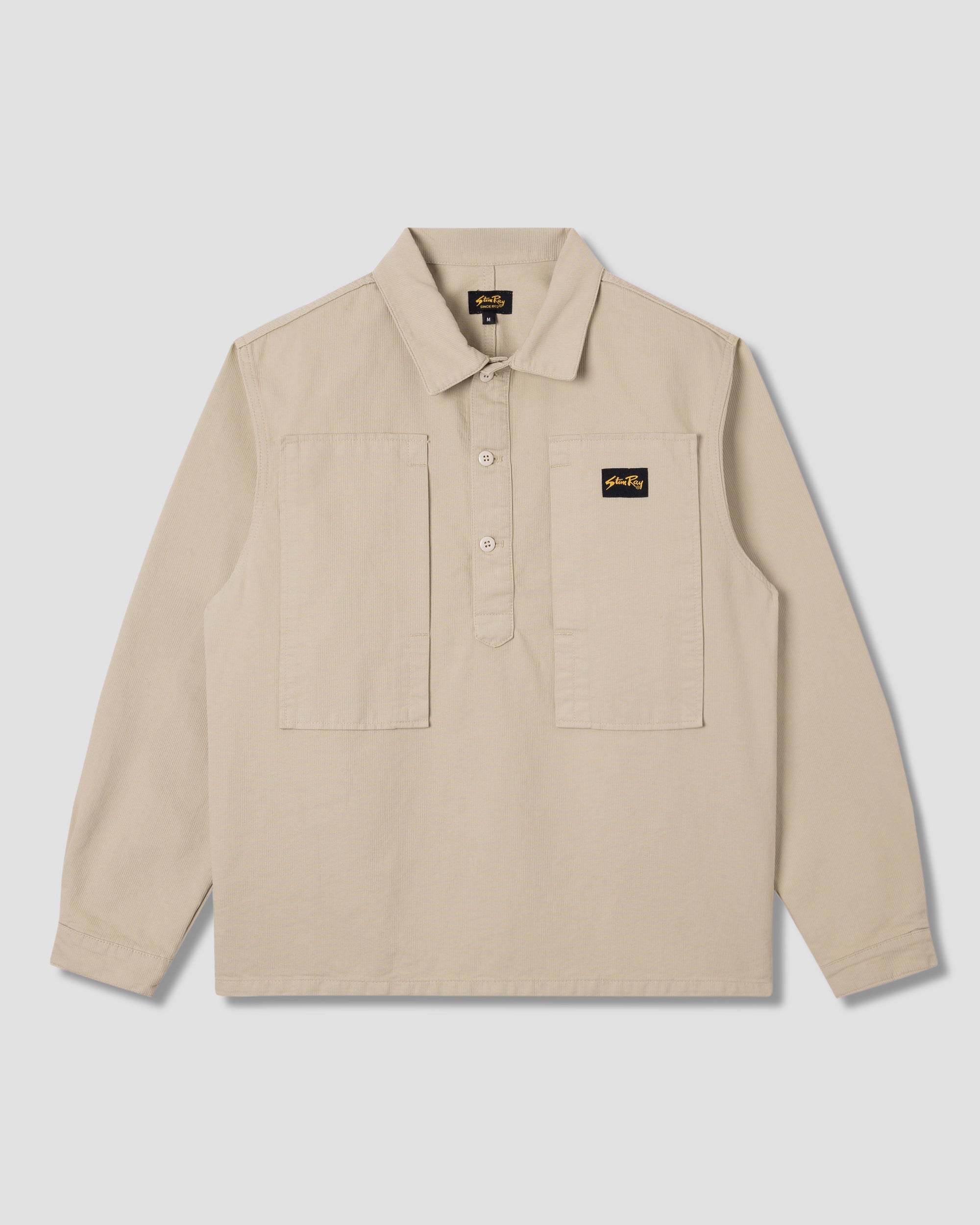 Painters Pop Over Shirt - Eucalyptus Bedford Cord