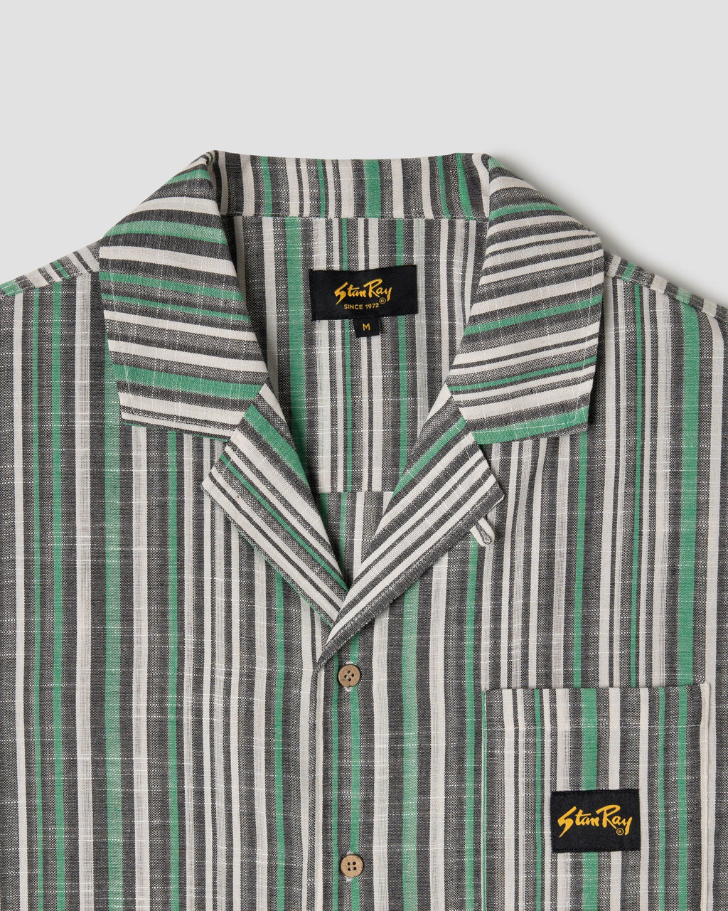 Tour Shirt - Black/Green Stripe