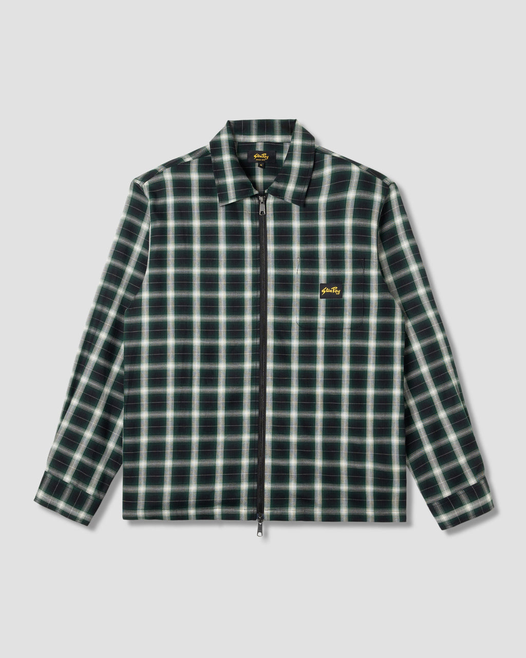 Zip Shirt - Green Check