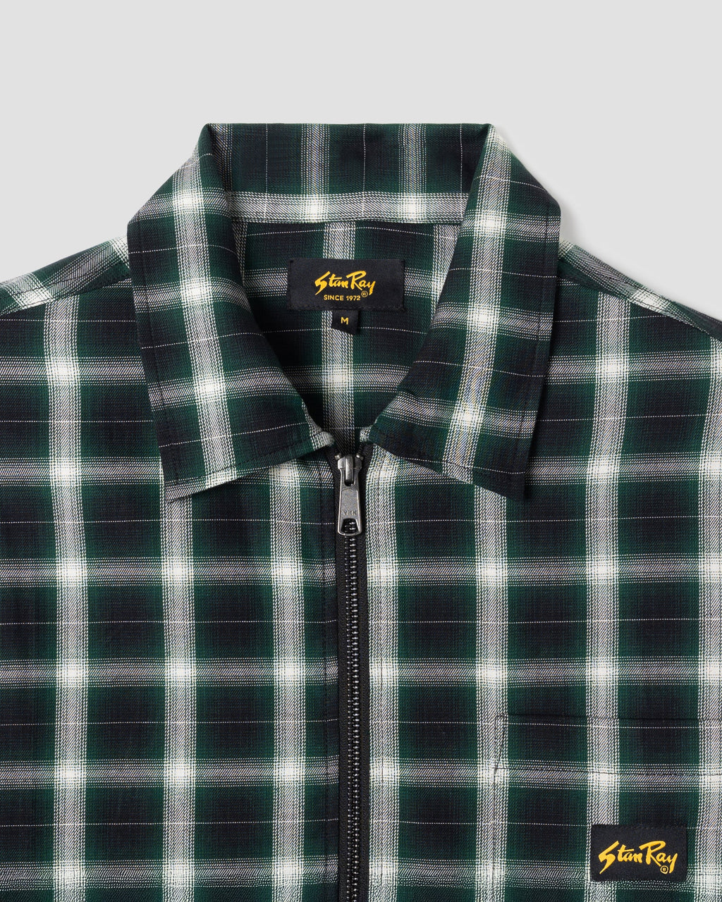 Zip Shirt - Green Check