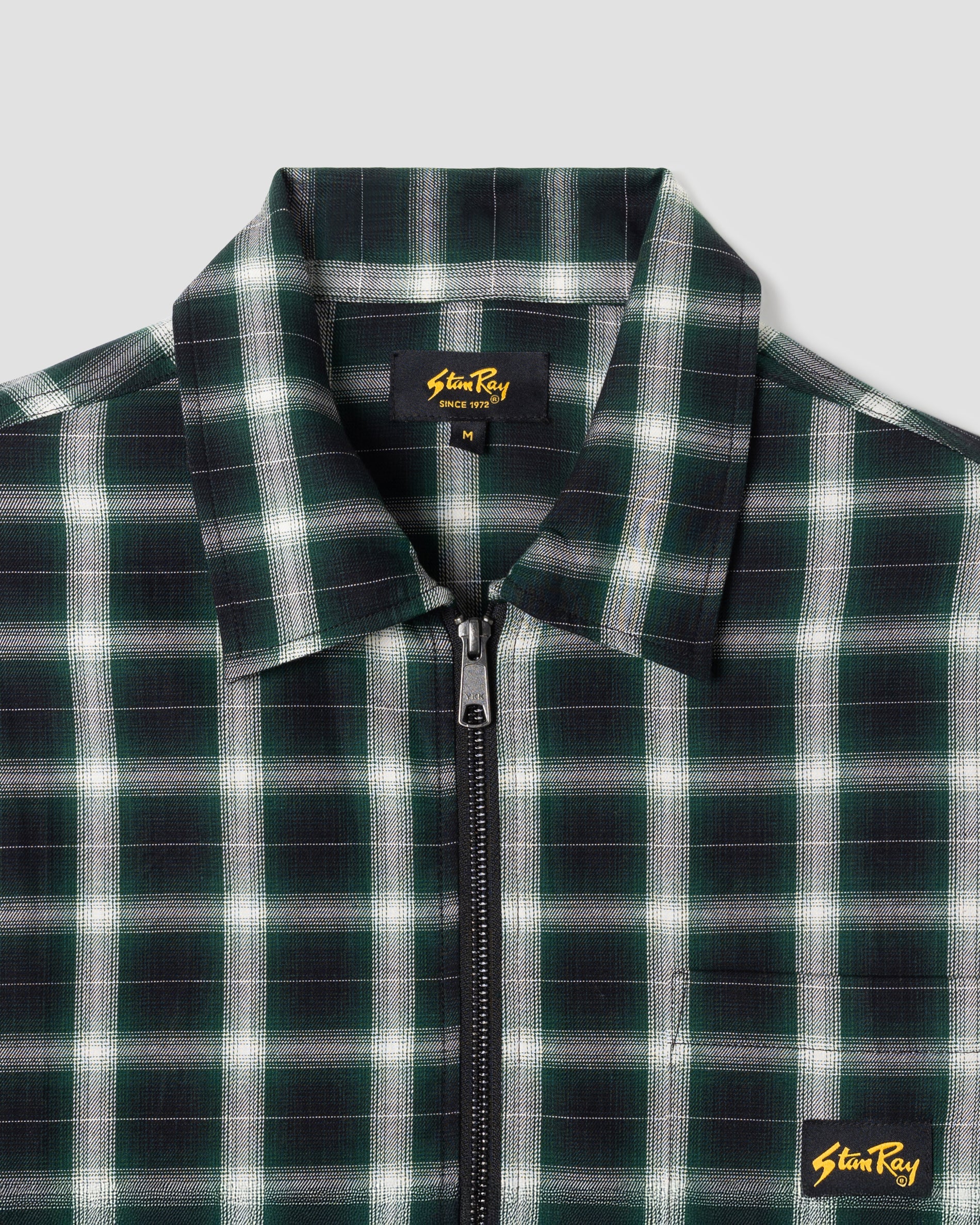 Zip Shirt - Green Check