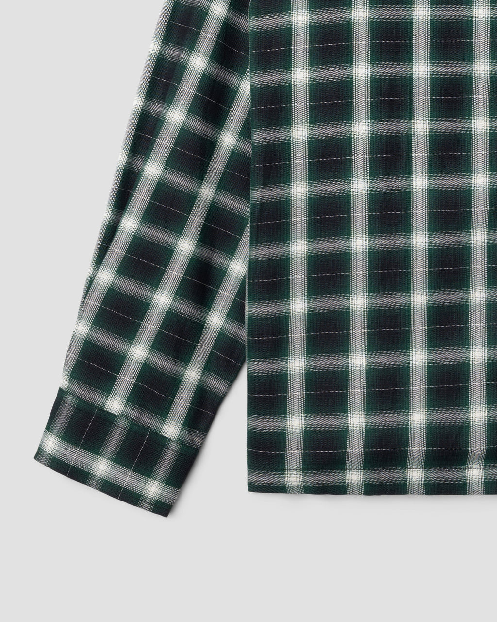 Zip Shirt - Green Check
