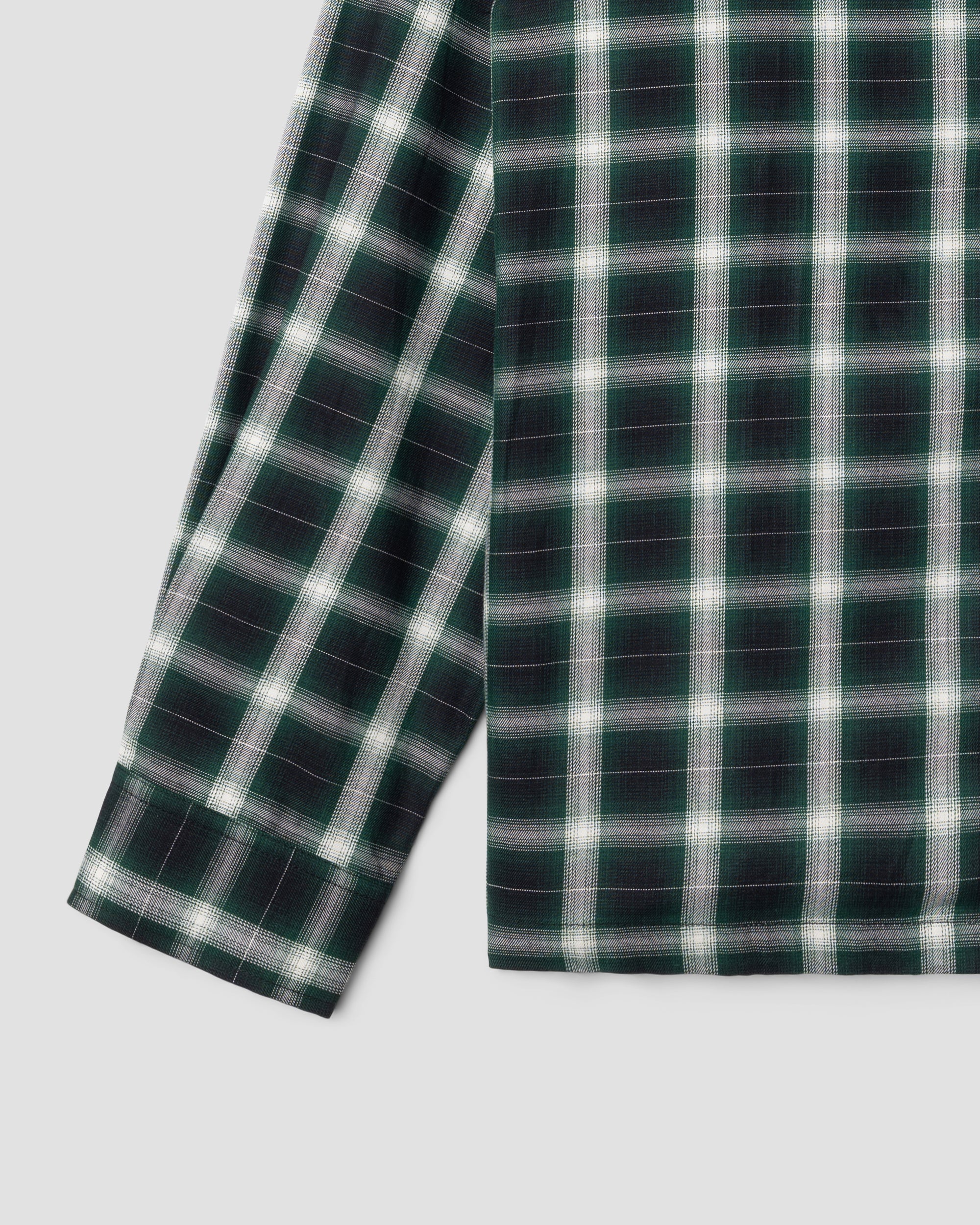 Zip Shirt - Green Check