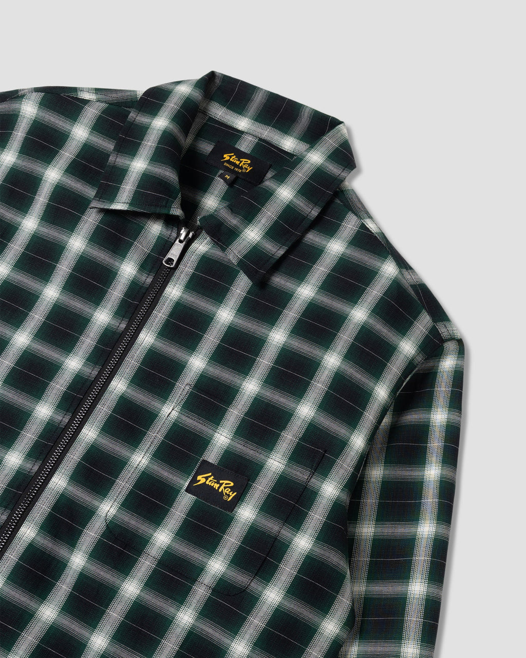 Zip Shirt - Green Check