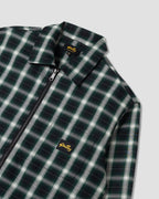 Zip Shirt - Green Check