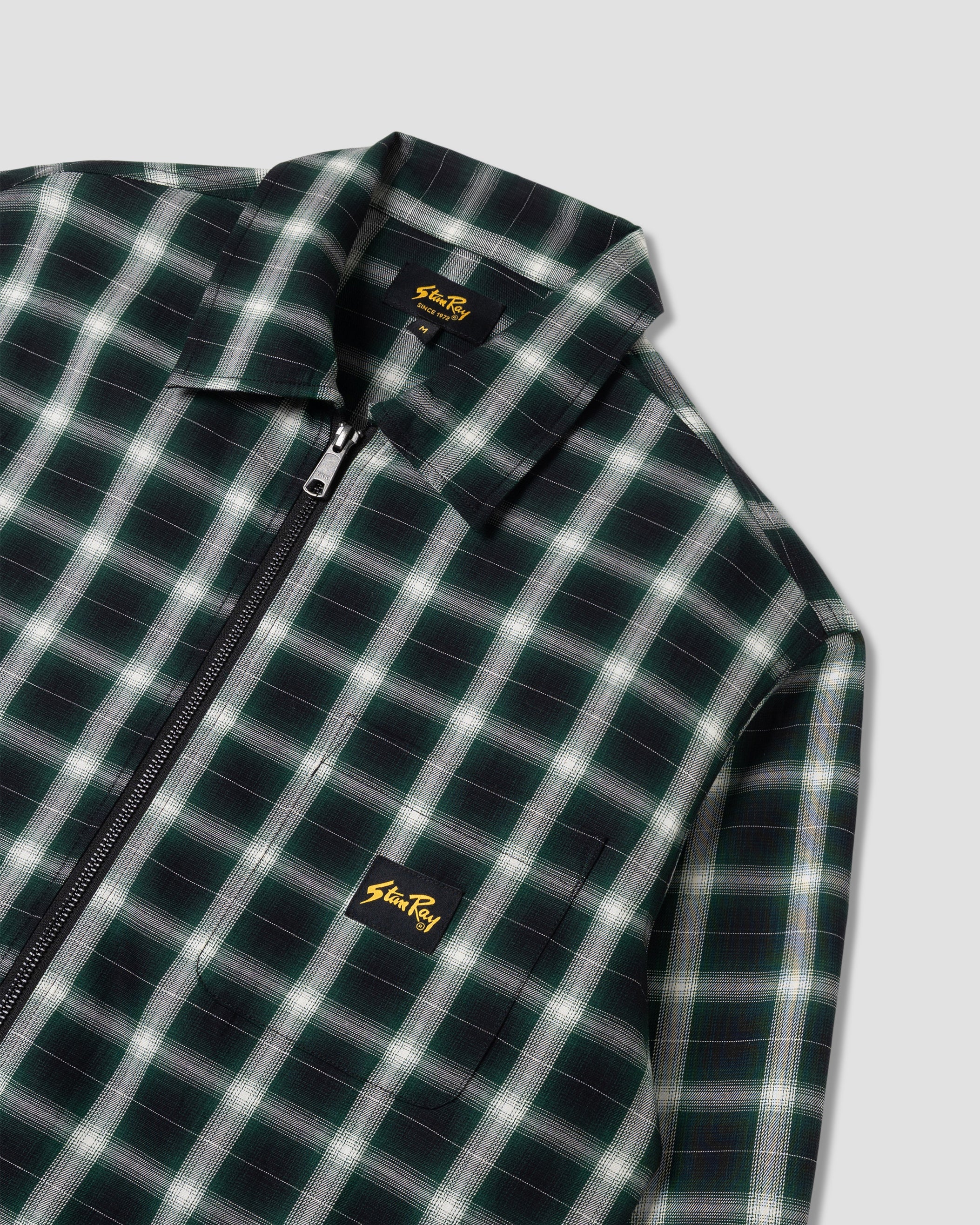 Zip Shirt - Green Check