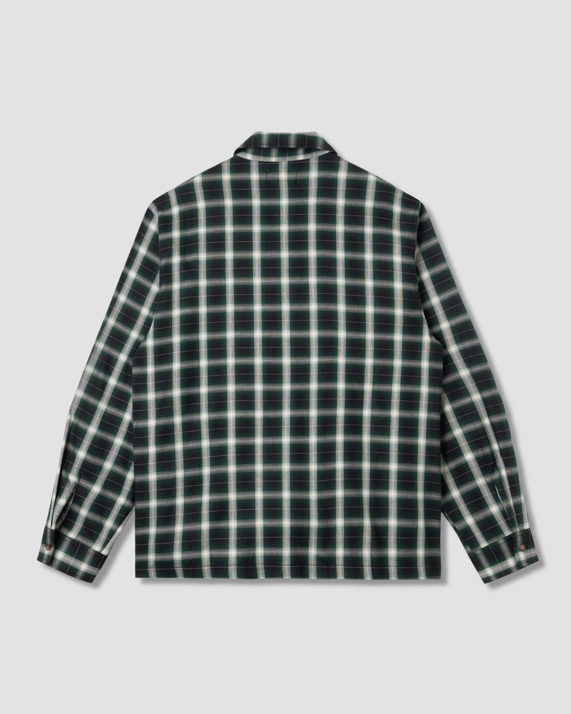 Zip Shirt - Green Check