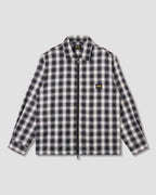 Zip Shirt - Black Check