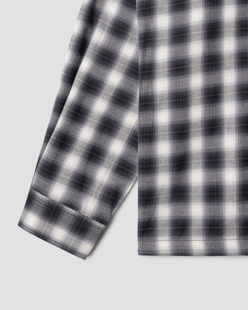 Zip Shirt - Black Check