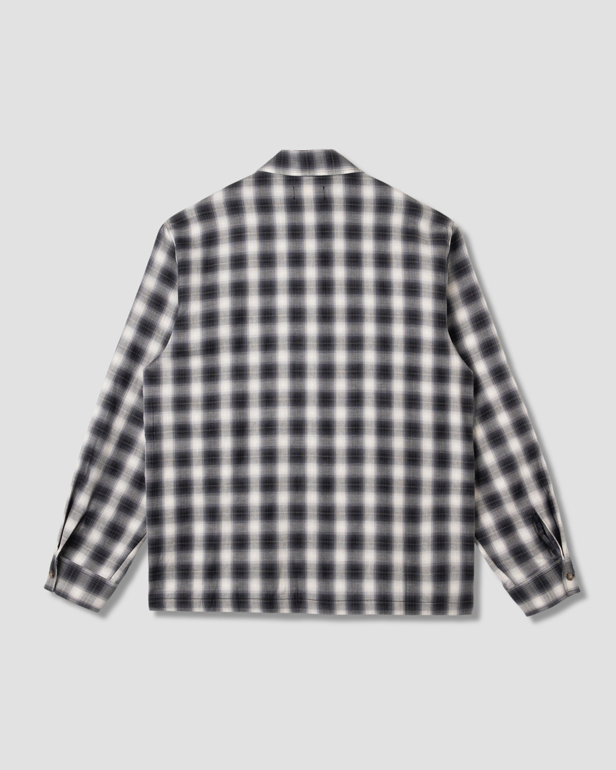 Zip Shirt - Black Check