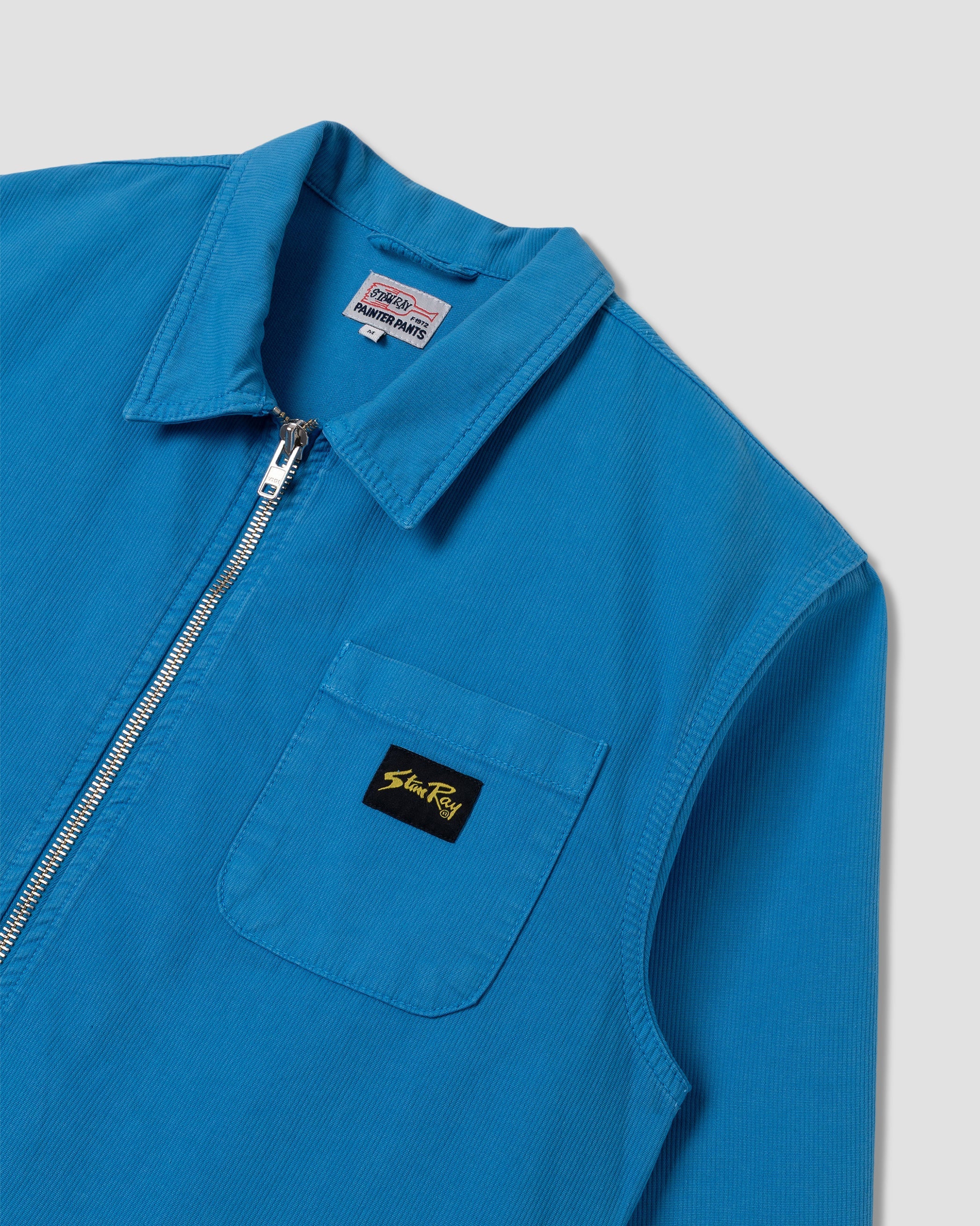 Zip Shirt - Imperial Blue Bedford Cord