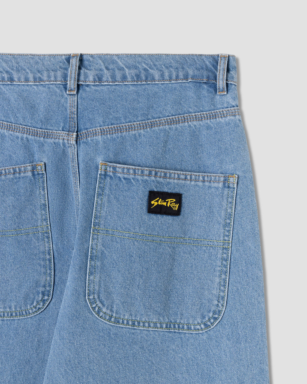 Wide 5 - Mid Stone Denim