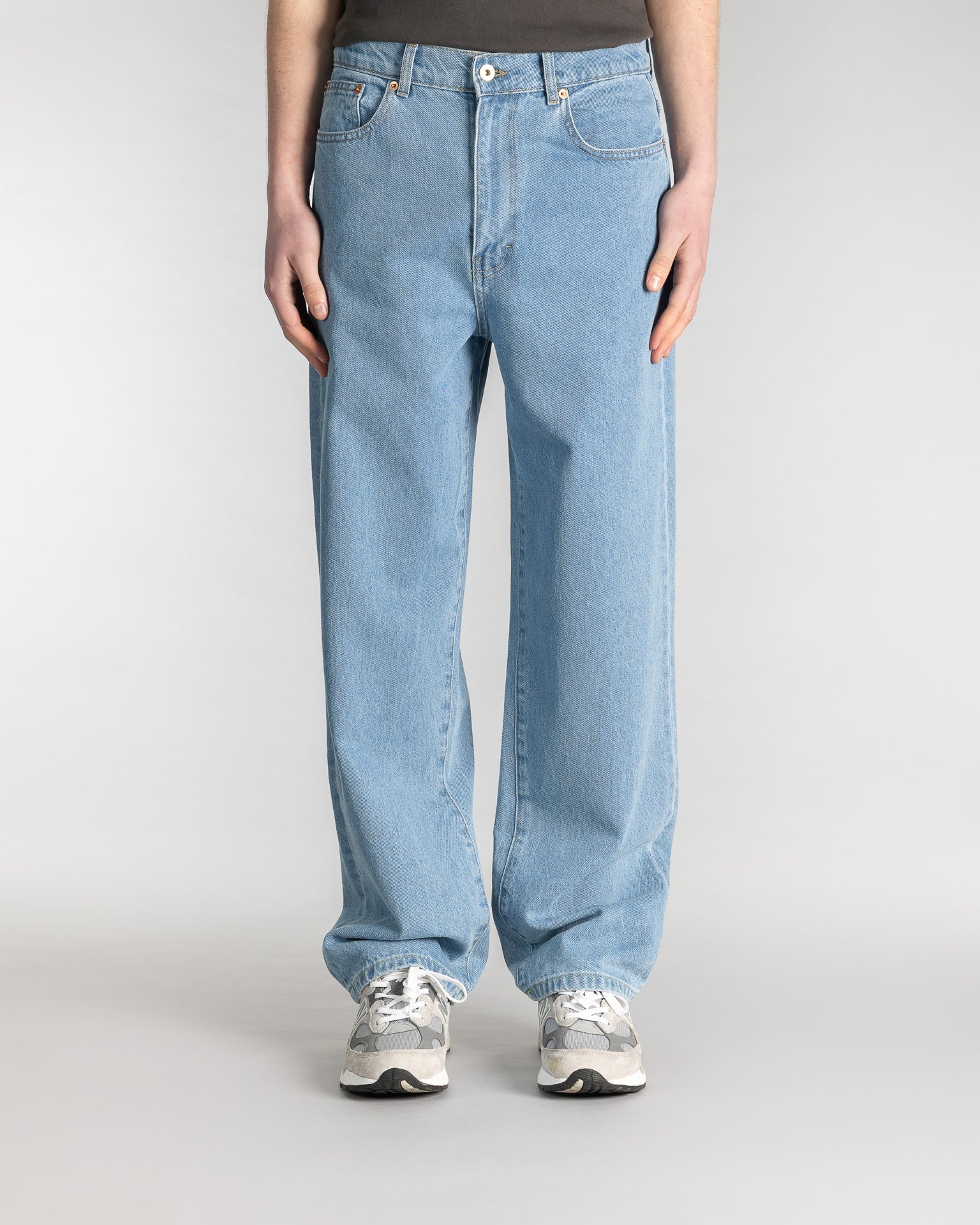 Wide 5 - Mid Stone Denim