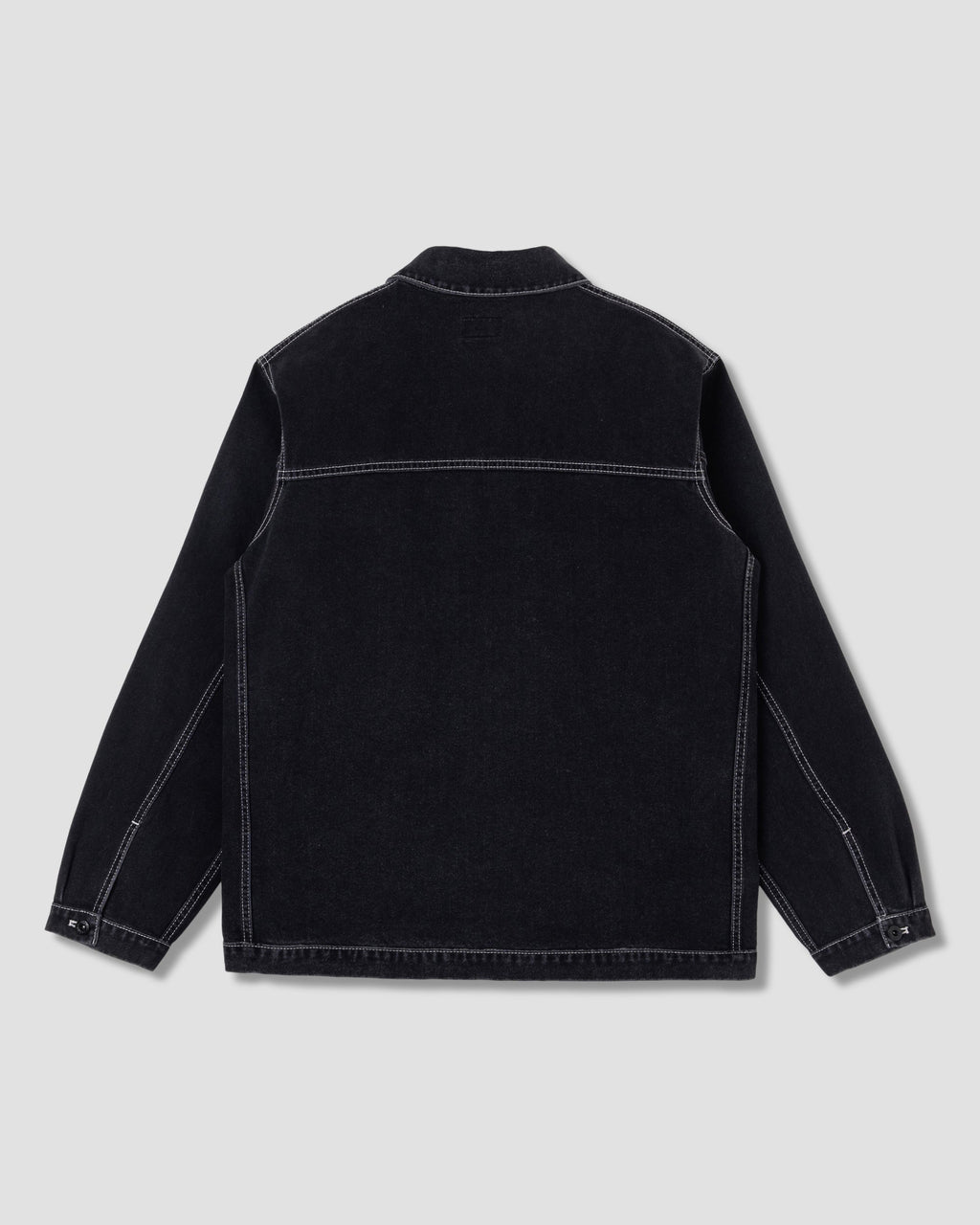 Coverall Jacket - Washed Black Denim