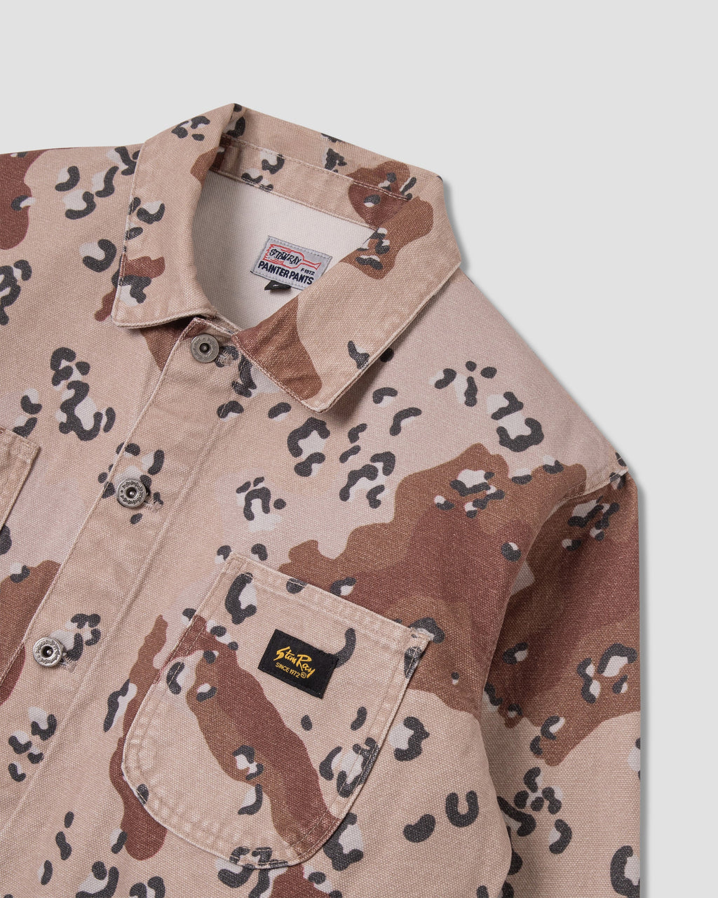 Coverall Jacket - Choc Chip Camo Canvas
