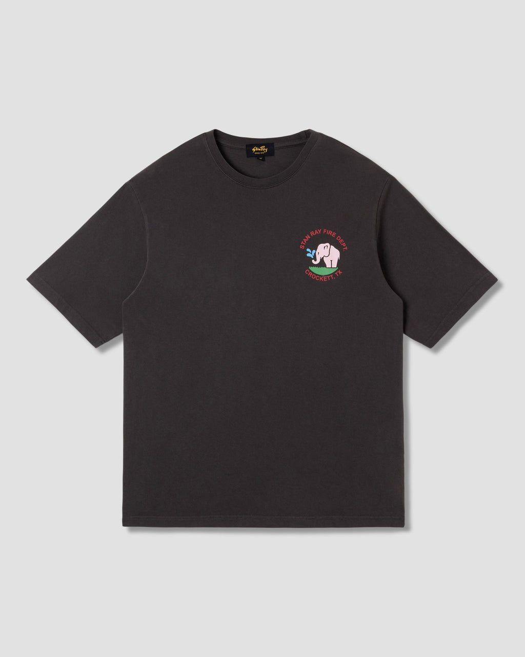 Fire Dept Tee - Raven Black
