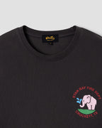 Fire Dept Tee - Raven Black