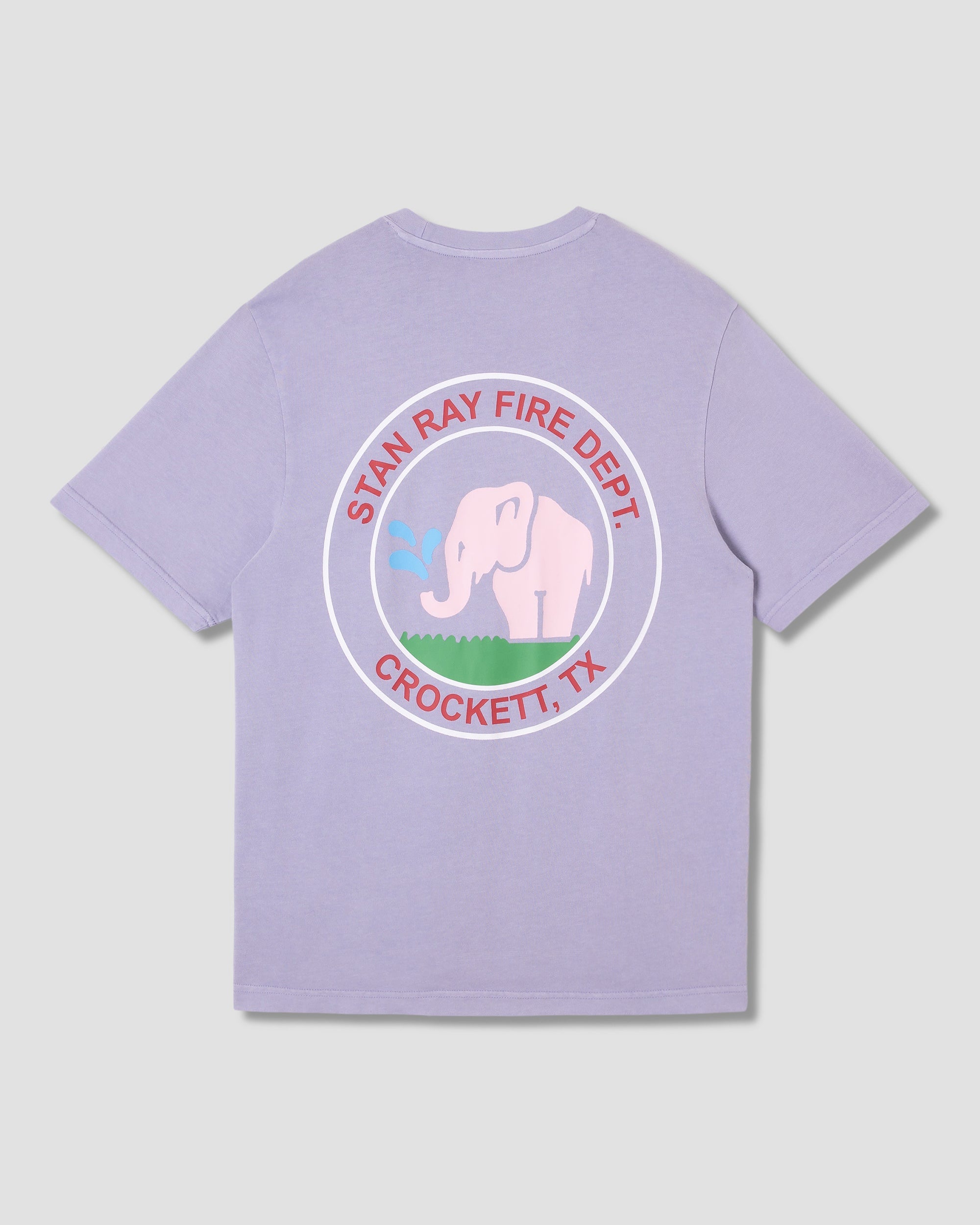 Fire Dept Tee - Cosmic Purple