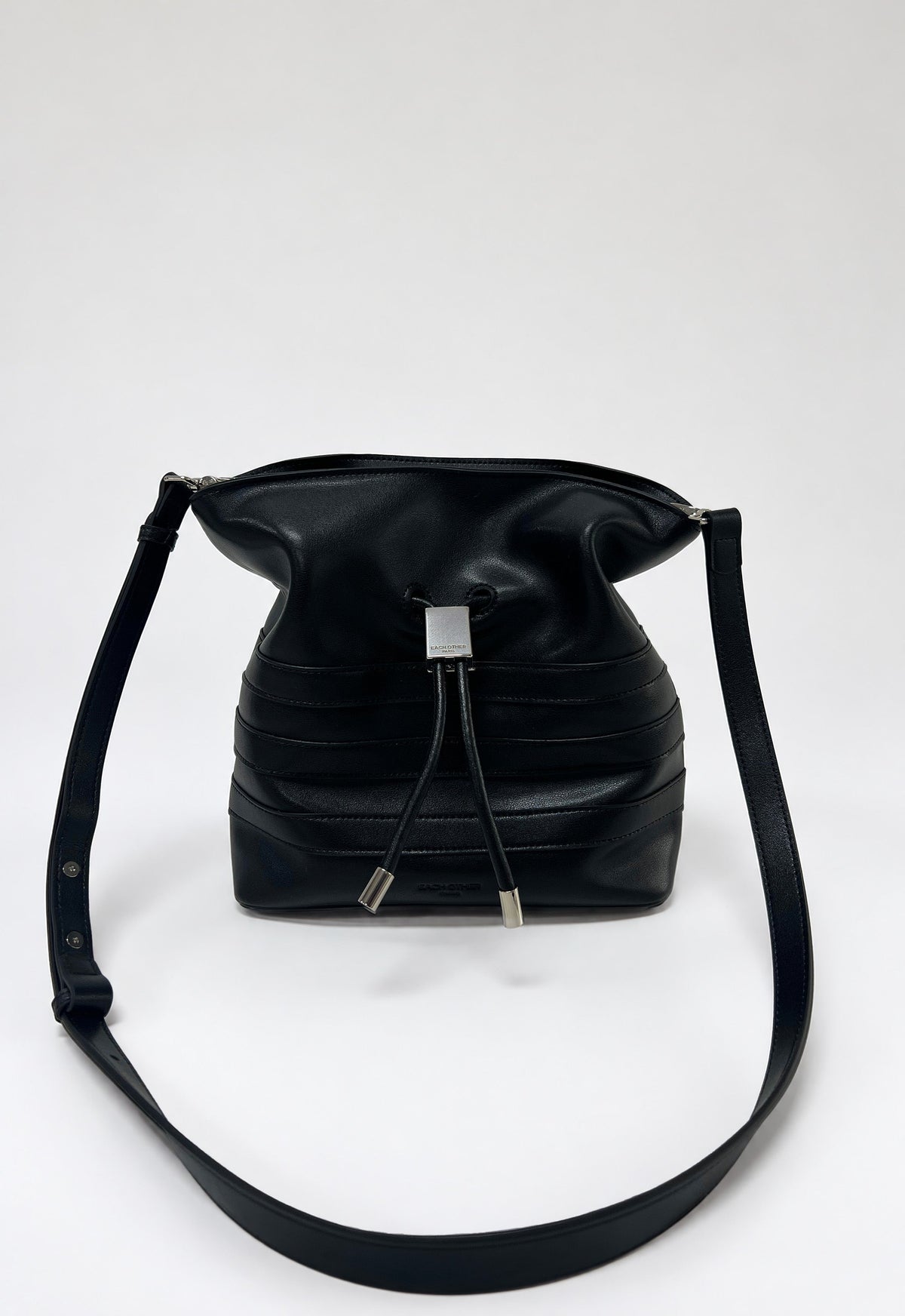 Mini Pochette En Cuir - Noir